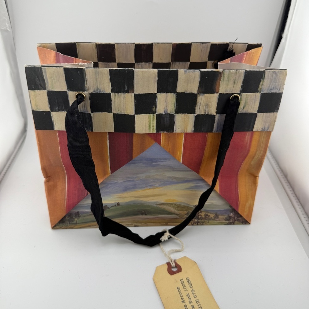 Mackenzie Childs Paper Shopping Bag - Picture 4 of 5